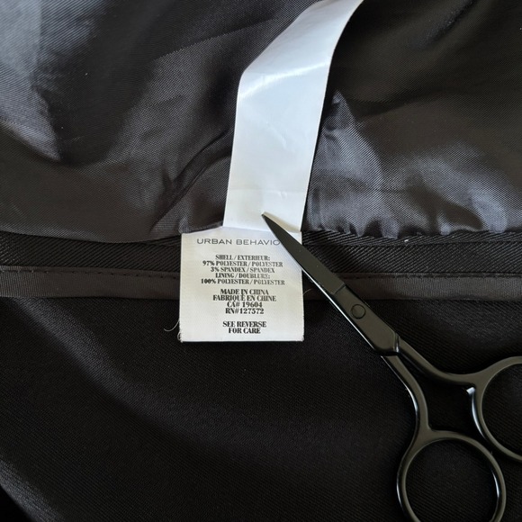 Urban Behavior Women's Size XS Blazer Black Office Chic Tailored Career Feminine - Picture 12 of 12